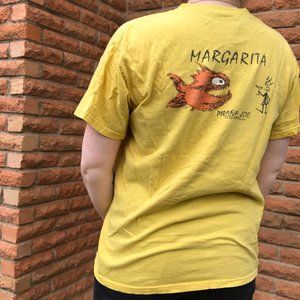 Pirana Joe Mustard Yellow Martini Shirt